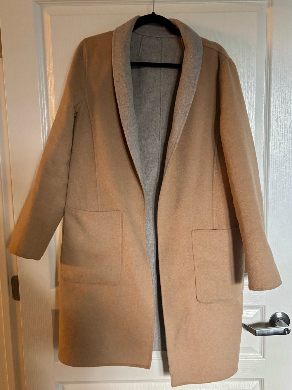 Banana Republic Women's Camel Reversible Pea Coat